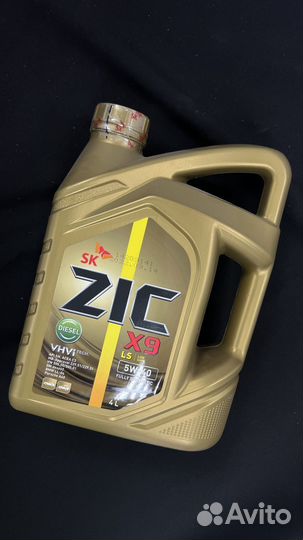 Масло моторное ZIC X9 LS Diesel 5W40 SN 4л