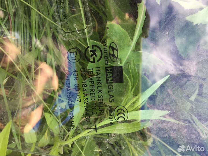 Стекло переднее левое hyundai getz