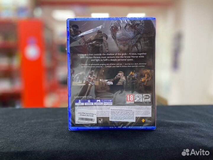 Диск PS4 God Of War 4 RUS SUB