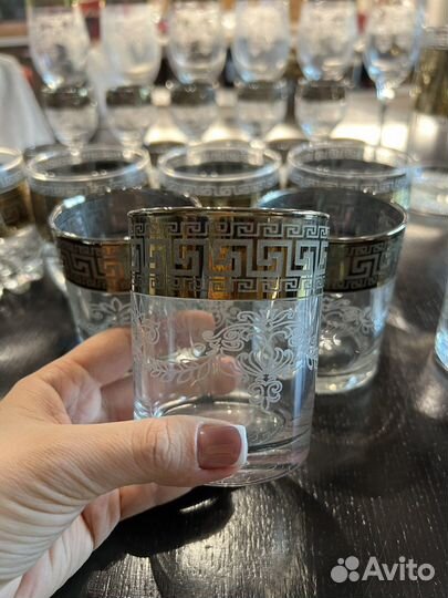 Versace бокалы стопки фужеры стаканы