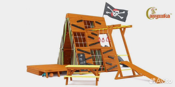 Детский уличный спортивный комплекс для дачи