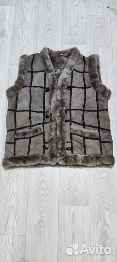 Жилетка из натуральной овчины