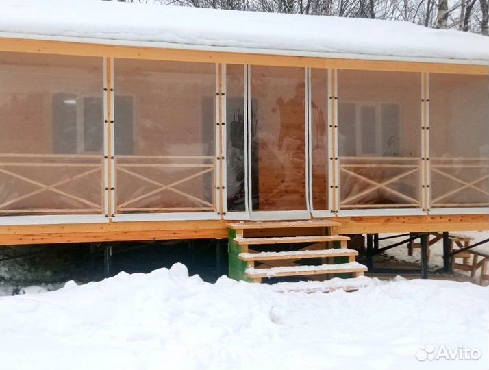 Мягкие окна для дачи, коттеджа, террасы, загородно