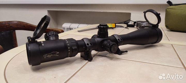 Прицел оптический veber wolf 4-16x44 SF mil-dot