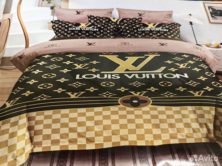 Постельное новое белье евро