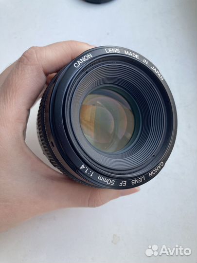 Объектив canon 50mm 1 4