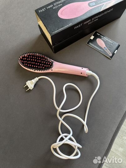 Утюжок для волос расческа новая