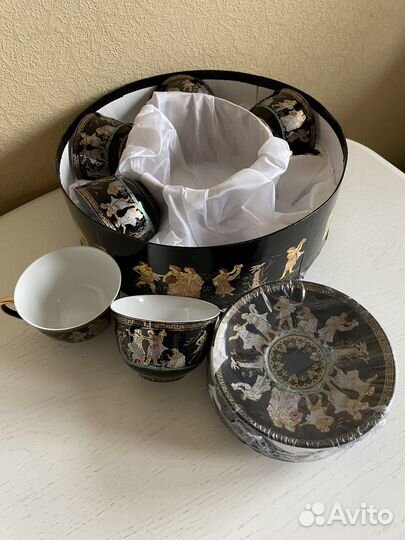Новый чайный сервиз фарфор 12 шт