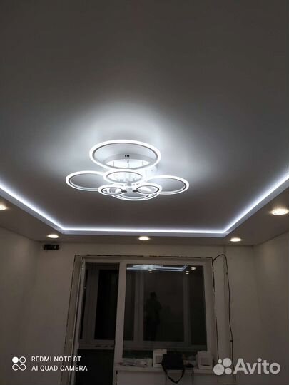 Натяжные потолки/Слив воды