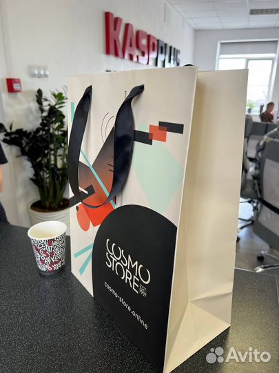 Печатаем пакеты бумажные с веревочными ручками