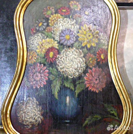 Картина.Германия.1943.Масло.Букет цветов