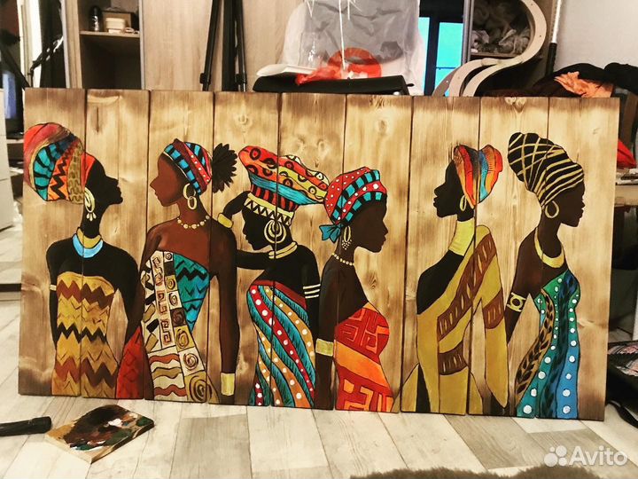 Картина на досках