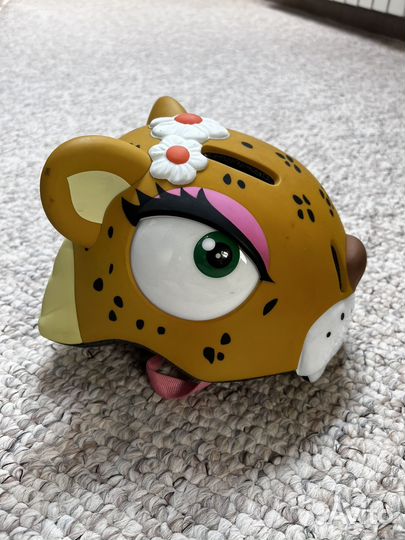Детский шлем 3D Crazy Safety Leopard