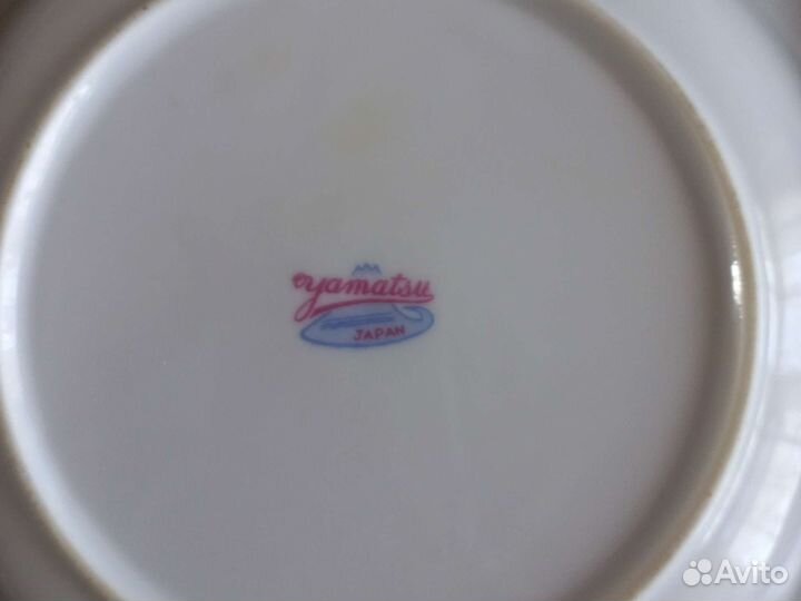 Большое блюдо Кузнецова 19 век-Царизм,Тарелки Япон