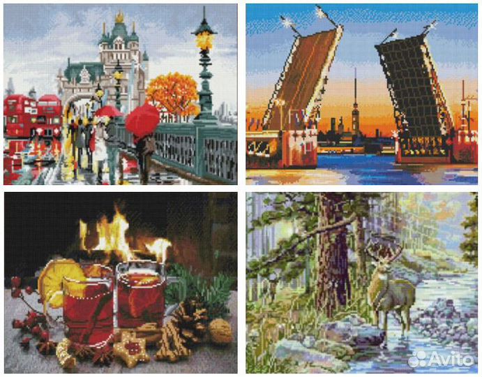 Алмазная мозайка 40*50