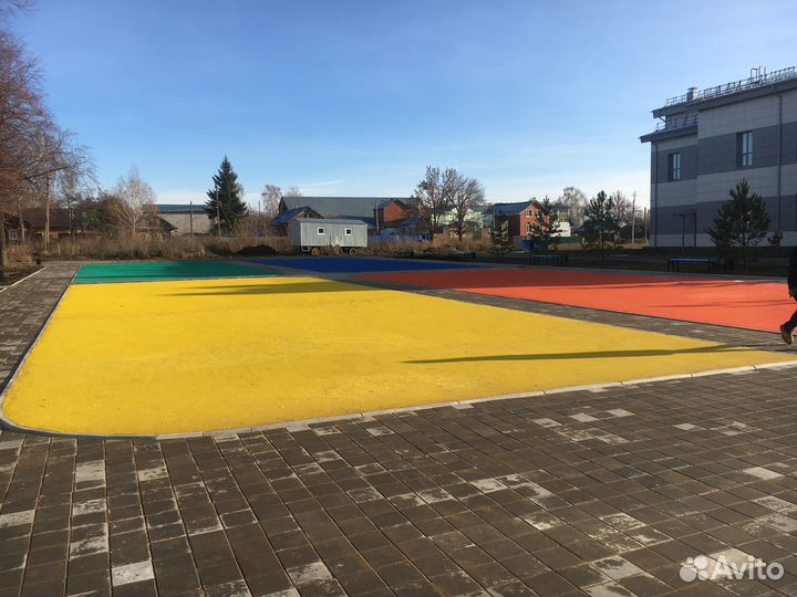 Покрытие из резиновой крошки