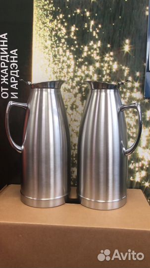 Кофейник 2 л вакуумный, нержавейка