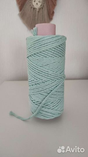 Хлопковый шпагат для макраме 4 мм разные цвета