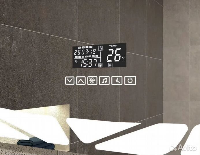 Зеркало 100*70 (со сколом)