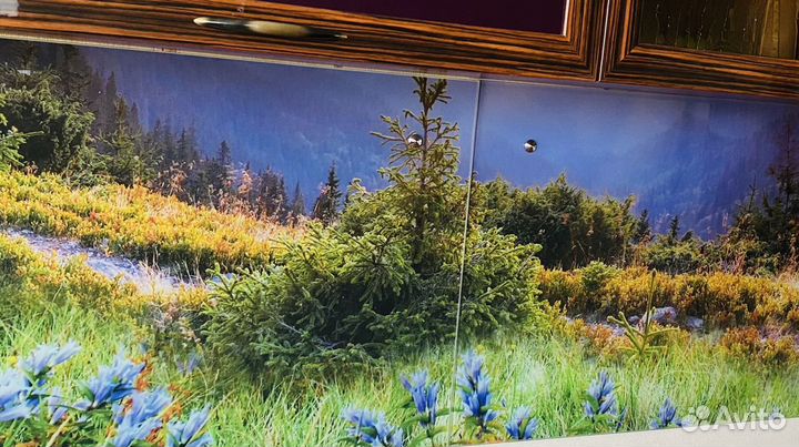 Фартук для кухни стеклянный