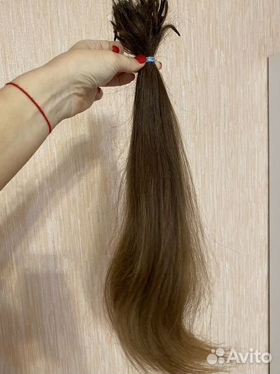Волосы для наращивания 50см славянка