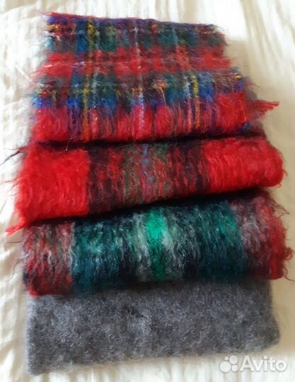 Платок Шарф Пух Козы Мохеровый Винтаж СССР Пакетом
