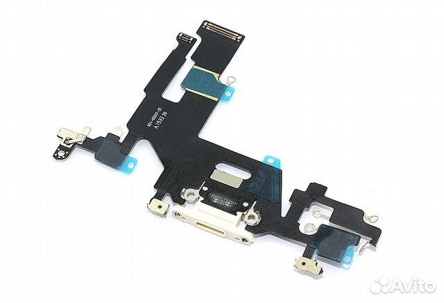 Шлейф разъема питания для iPhone 11 белый