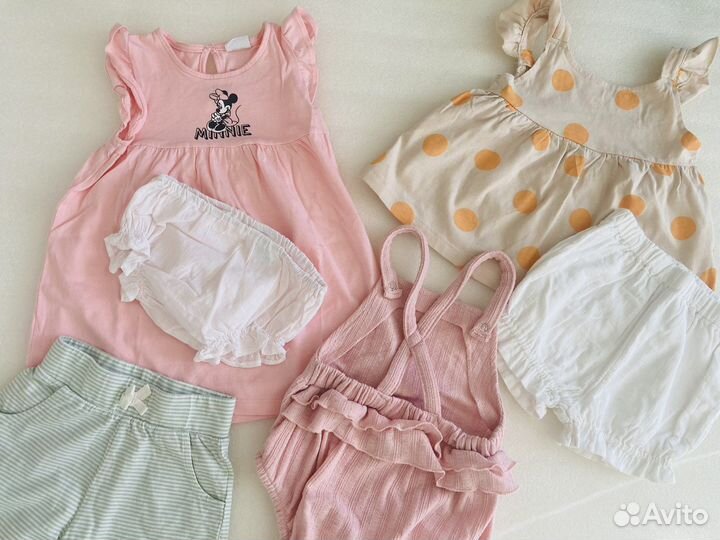 Вещи пакетом (штучно) 80 86 на девочку