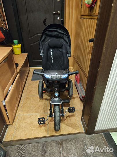 Детский трехколесный велосипед bmw