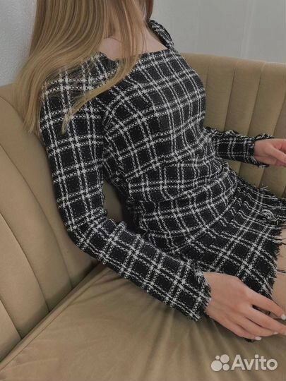 Платье твид