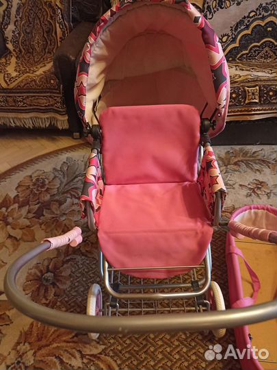 Коляска для девочек 3 в 1