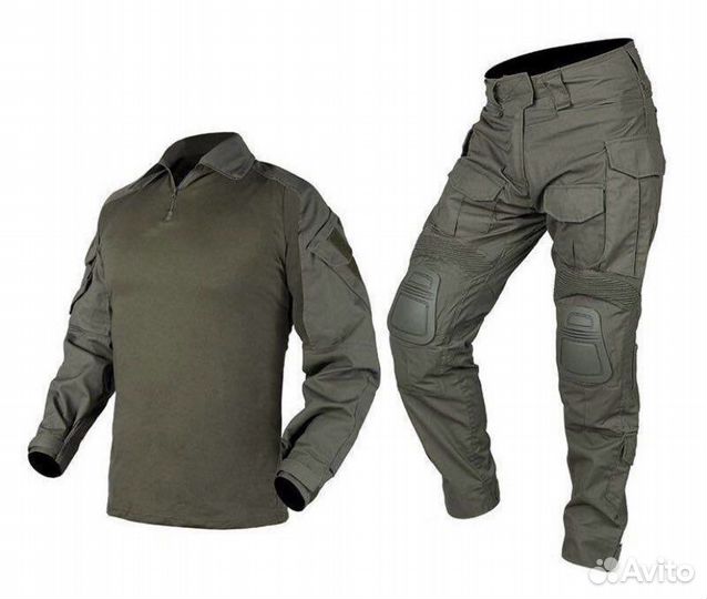 Тактический костюм летний олива мох мультикам
