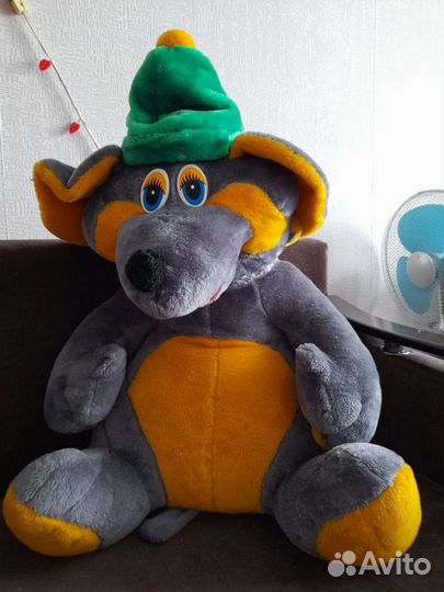 Большая мягкая игрушка мышь