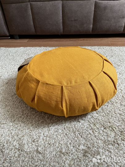 Подушка для медитации с гречневой лузгой