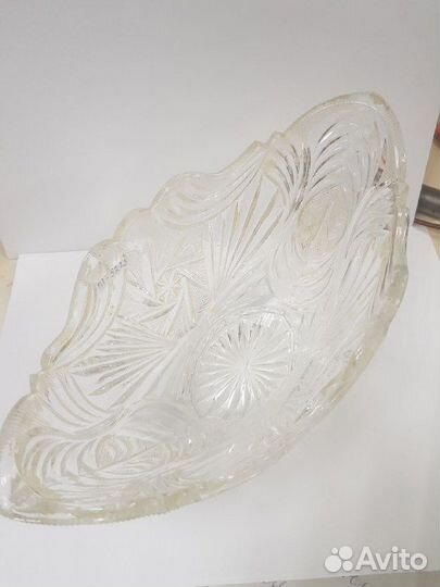 Ваза хрустальная