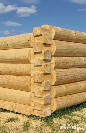 Срубы домов бань