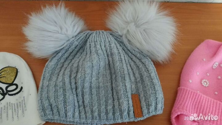 Шапки для девочки 4-5 лет