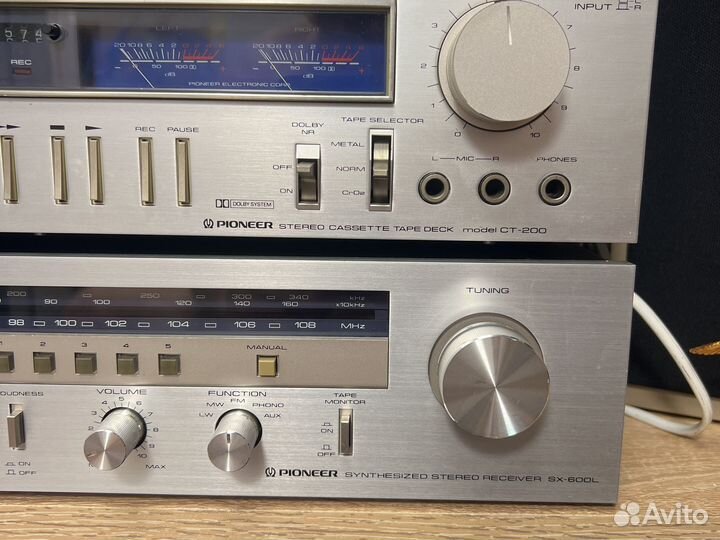 Pioneer CT-200 и pioneer SX-600L