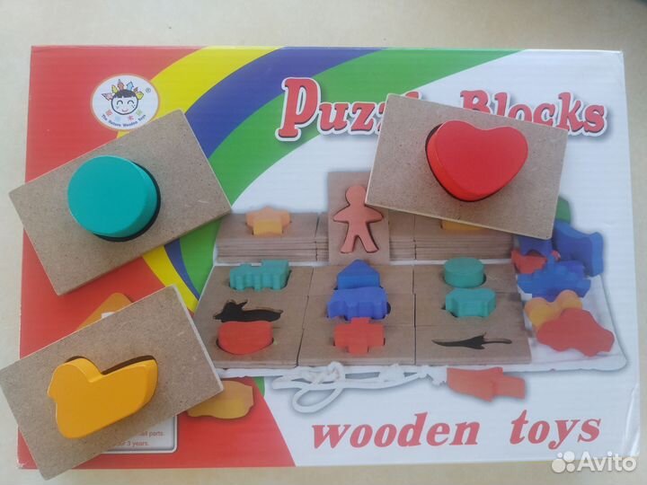 Развивающие деревянные игрушки