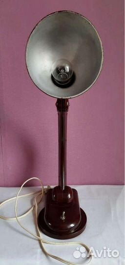 Настольная лампа карболит СССР