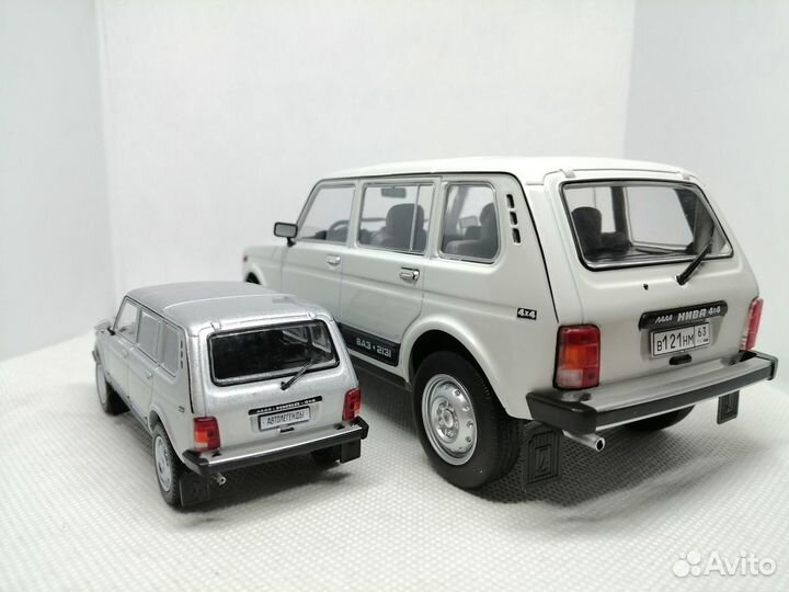 Модель ваз-2131 «Нива» 5-дверная в масштабе 1:24