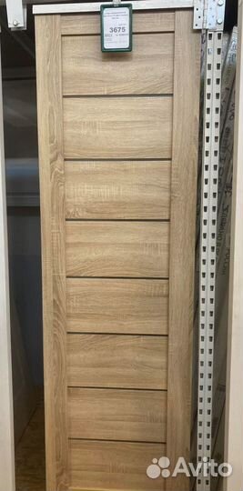 Дверь межкомнатная юни Бона 01 Дуб Сонома