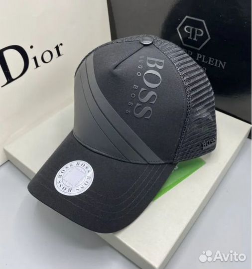 Кепка бейсболка hugo boss сетка