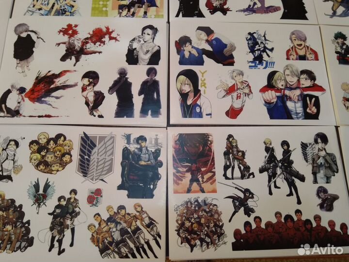 Стикеры \ наклейки Аниме