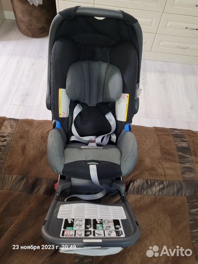 Детское автокресло от 0 britax с базой, новое