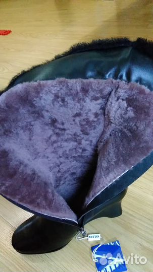 Новые сапоги Valley,р. 38 - нат. кожа, нат мех