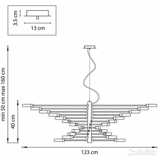 Люстра Lightstar Ragno 