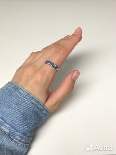 Кольцо Ван Гог «Звездная ночь»