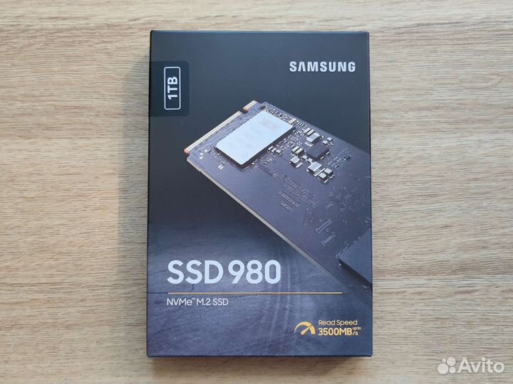 Новый 1 тб SSD Samsung 980