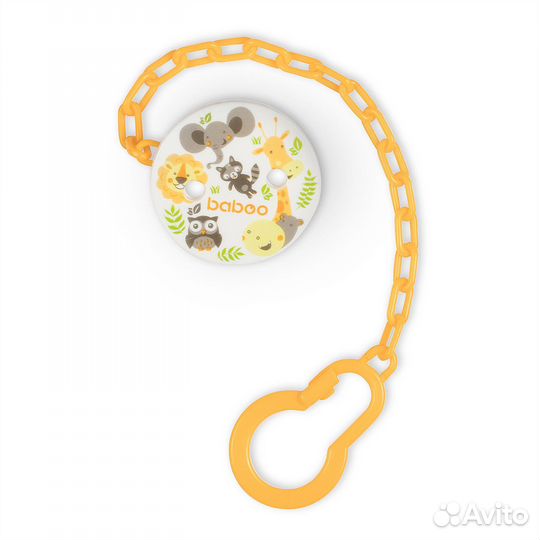 Клипса-держатель для пустышек 0 мес+ Safari Baboo